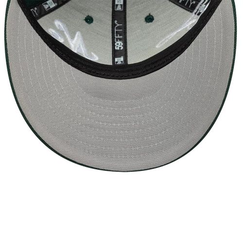 Casquette 59FIFTY Fitted Low Profile New Era Script Côté Vert Foncé unisex - New Era Cap - Modalova