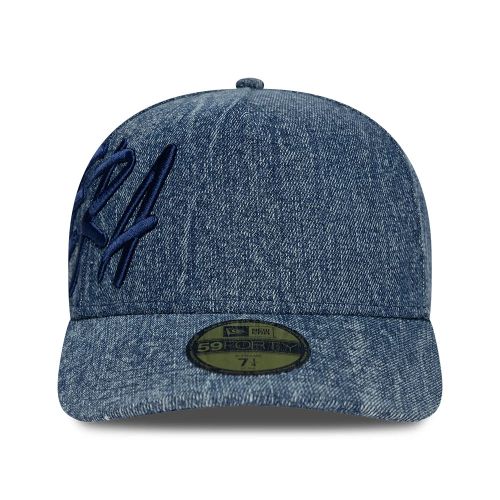 Casquette 59FORTY A-Frame Fitted New Era Denim Bleu Marine unisex - New Era Cap - Modalova