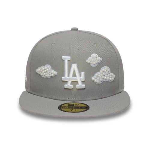 Casquette 59FIFTY Fitted Fausses Perles et Nuage LA Dodgers MLB Gris unisex - New Era Cap - Modalova