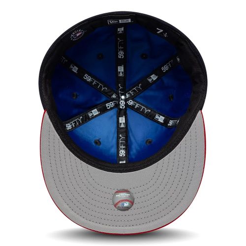 Casquette 59FIFTY Fitted Multi Logo Atlanta Braves MLB Bleu Marine unisex - New Era Cap - Modalova