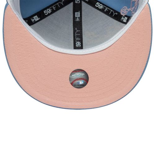 Casquette 59FIFTY Fitted Floral Outline LA Dodgers MLB Bleu Pastel unisex - New Era Cap - Modalova
