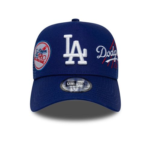 Casquette 9FORTY A-Frame Trucker Patch LA Dodgers MLB Bleu Foncé unisex - New Era Cap - Modalova