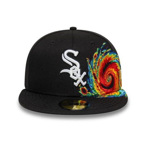 Casquette 59FIFTY Fitted Storm Pattern Chicago White Sox MLB Noir unisex - New Era Cap - Modalova