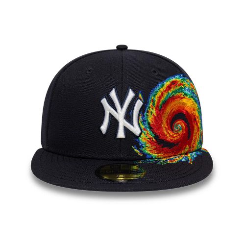 Casquette 59FIFTY Fitted Storm Pattern New York Yankees MLB Bleu unisex - New Era Cap - Modalova