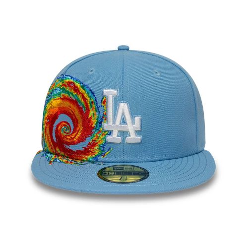 Casquette 59FIFTY Fitted Storm Pattern LA Dodgers MLB Bleu Pastel unisex - New Era Cap - Modalova
