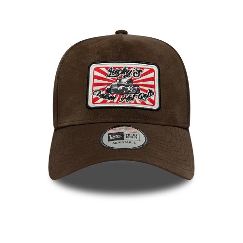 Casquette 9FORTY E-Frame New Era Moto Patch PU Marron unisex - New Era Cap - Modalova