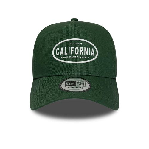 Casquette 9FORTY E-Frame New Era Rubber Logo Vert foncé unisex - New Era Cap - Modalova
