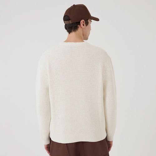 Pull en maille gaufrée LA Dodgers MLB Blanc unisex - New Era Cap - Modalova