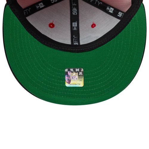 Casquette 59FIFTY Fitted Kansas City Chiefs NFL Satin Rouge & Noir unisex - New Era Cap - Modalova