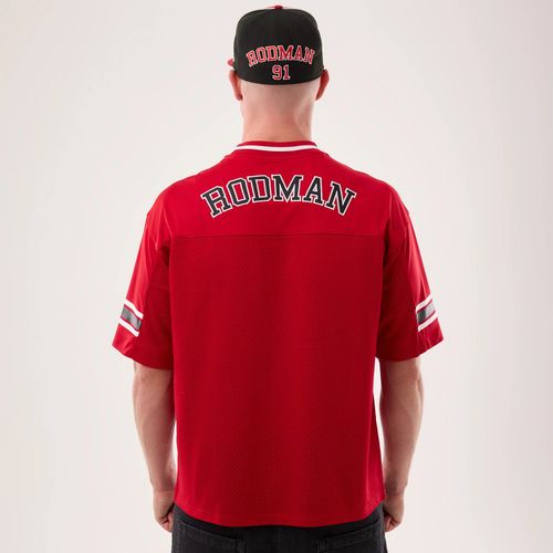 T-shirt Oversize en Mesh Chicago Bulls NBA Hardwood Classic Rouge unisex - New Era Cap - Modalova