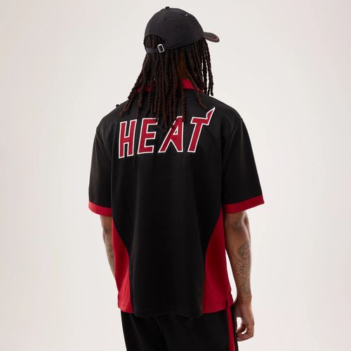 Chemise Miami Heat NBA Hardwood Classic Revere Noir unisex - New Era Cap - Modalova