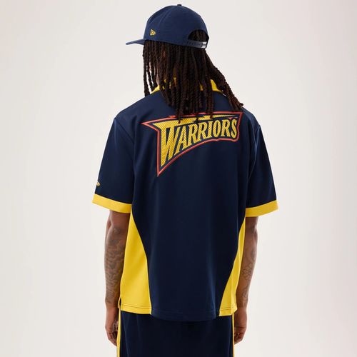 Chemise Golden State Warriors NBA Hardwood Classic Revere Bleu foncé unisex - New Era Cap - Modalova