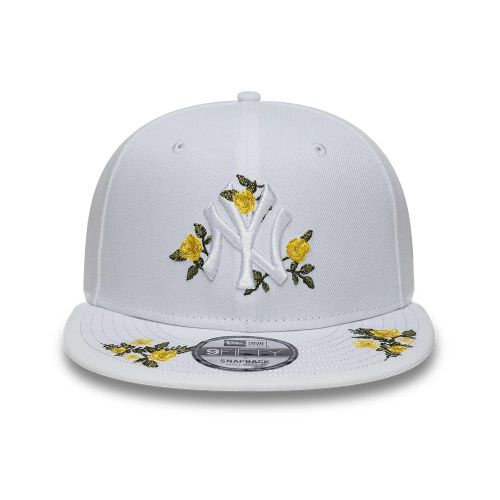 Casquette 9FIFTY Snapback New York Yankees MLB Floral Blanc unisex - New Era Cap - Modalova