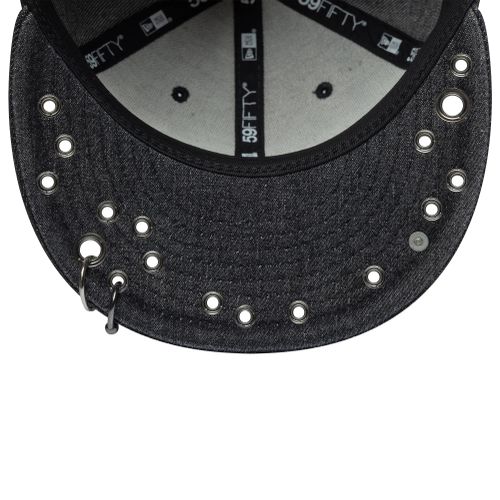 Casquette 59FIFTY Fitted New Era Hardware Washed Noir unisex - New Era Cap - Modalova