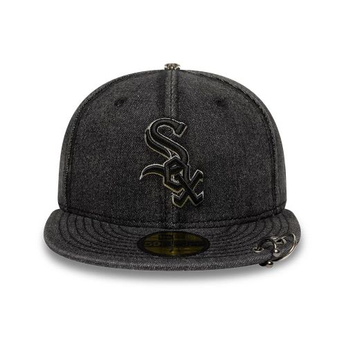 Casquette 59FIFTY Fitted Chicago White Sox MLB Hardware Noir unisex - New Era Cap - Modalova