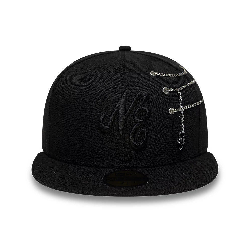 Casquette 59FIFTY Fitted New Era Spider Pin Chain Noir unisex - New Era Cap - Modalova
