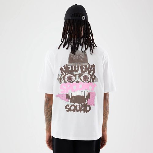 T-shirt Oversize New Era Spooky Graphic Blanc unisex - New Era Cap - Modalova