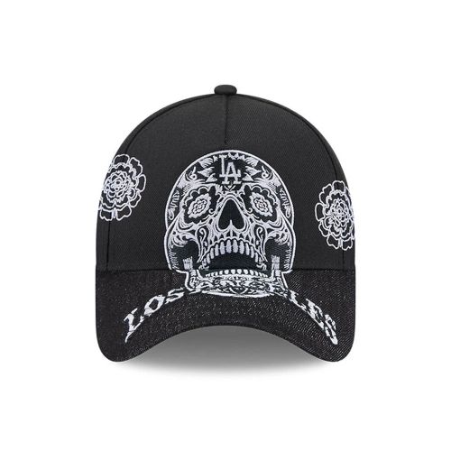 Casquette 9FORTY A-Frame LA Dodgers MLB Day Of The Dead Noir unisex - New Era Cap - Modalova