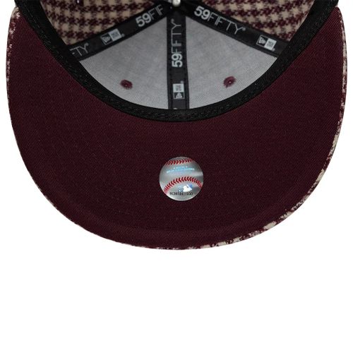 Casquette 59FIFTY Fitted New York Mets MLB Houndstooth Violet foncé unisex - New Era Cap - Modalova