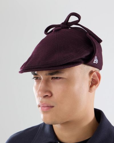 Casquette Gavroche à rabat New Era Wool Marron foncé unisex - New Era Cap - Modalova