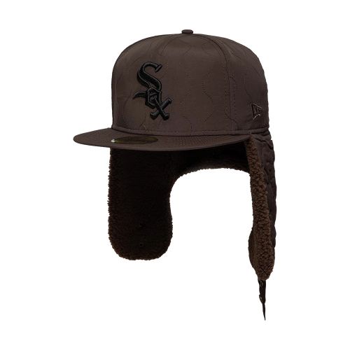 Casquette 59FIFTY Fitted Dogear Chicago White Sox MLB Quilted Marron unisex - New Era Cap - Modalova