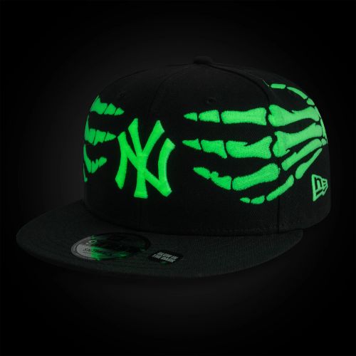 Casquette 9FIFTY Yankees MLB Halloween Glow In The Dark Hands Noir unisex - New Era Cap - Modalova