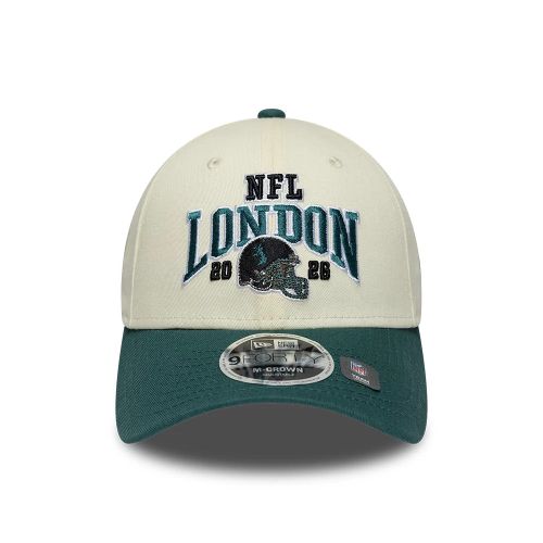 Casquette 9FORTY M-Crown Eagles NFL International Games 2026 London Blanc & Vert foncé unisex - New Era Cap - Modalova