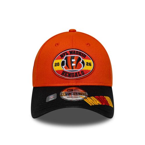 Casquette 9FORTY Cincinnati Bengals NFL International Games 2026 Madrid Orange unisex - New Era Cap - Modalova