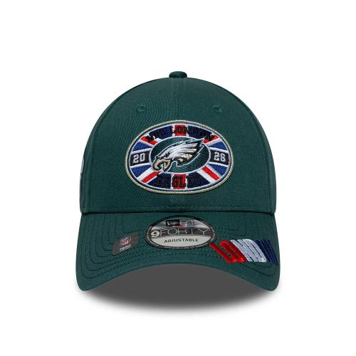 Casquette 9FORTY Philadelphia Eagles NFL International Games 2026 London Vert foncé unisex - New Era Cap - Modalova