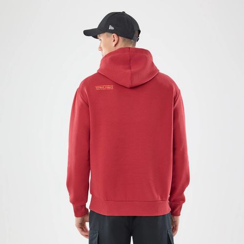 Sweat à capuche Oversize Carlos Sainz Team Fifty5 Madrid Rouge foncé unisex - New Era Cap - Modalova