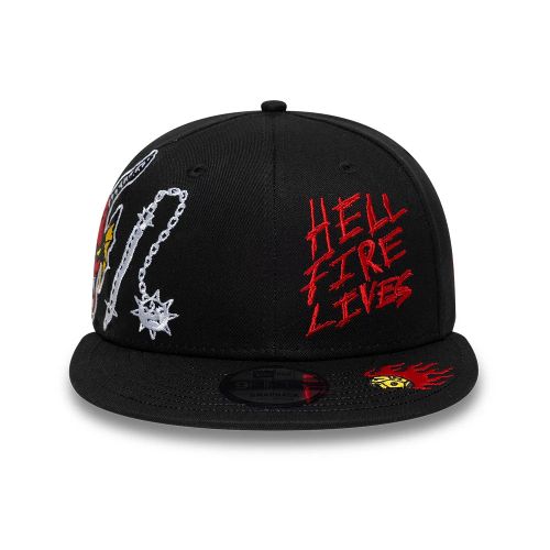 Casquette 9FIFTY Snapback Netflix Stranger Things Hellfire Lives Noir unisex - New Era Cap - Modalova