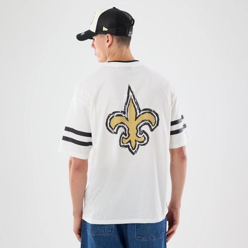 Jersey en Mesh New Orleans Saints NFL International Games 2026 Graphic Blanc unisex - New Era Cap - Modalova
