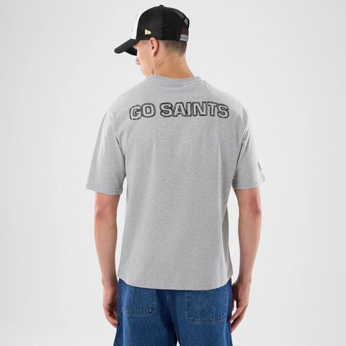 T-shirt Oversize New Orleans Saints NFL Graphic Slogan Gris unisex - New Era Cap - Modalova