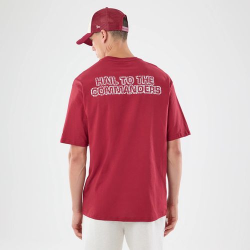 T-shirt Oversize Washington Commanders NFL Graphic Slogan Rouge foncé unisex - New Era Cap - Modalova