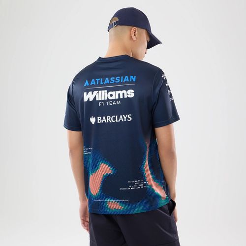 T-shirt Tech Singapore Williams Bleu marine unisex - New Era Cap - Modalova