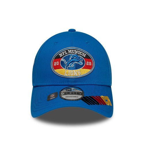Casquette 9FORTY Adjustable Detroit Lions NFL International Games 2026 Munich Bleu unisex - New Era Cap - Modalova