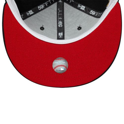 Casquette 59FIFTY Fitted MLB Coeur Chicago White Sox Noir unisex - New Era Cap - Modalova