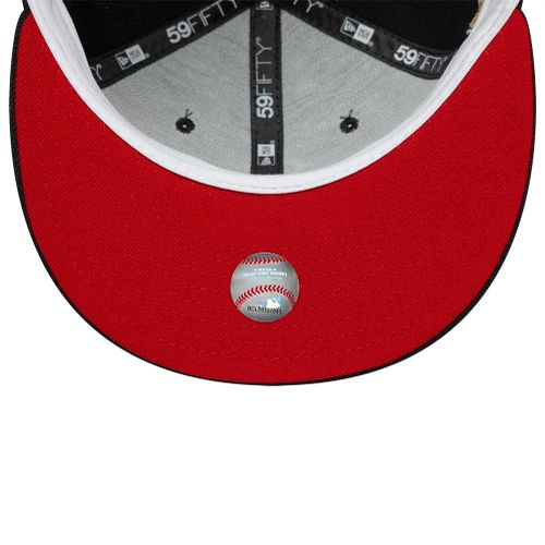 Casquette 59FIFTY Fitted MLB Coeur Chicago White Sox Noir unisex - New Era Cap - Modalova