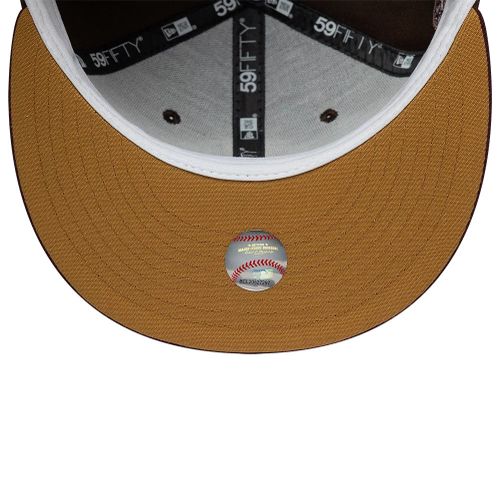 Casquette 59FIFTY Fitted Seattle Mariners MLB Cooperstown Marron foncé unisex - New Era Cap - Modalova