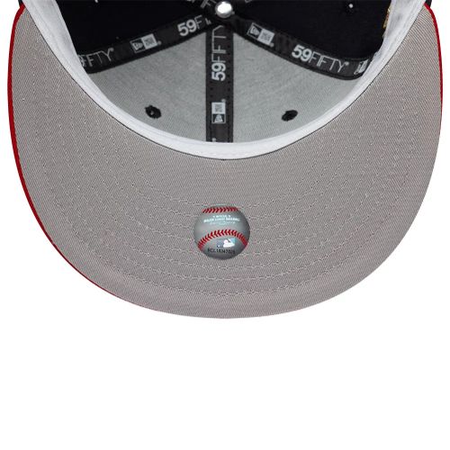 Casquette 59FIFTY Fitted Boston Red Sox MLB Cooperstown Bleu marine unisex - New Era Cap - Modalova