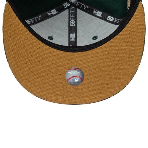 Casquette 59FIFTY Fitted Houston Astros MLB Cooperstown Vert foncé unisex - New Era Cap - Modalova