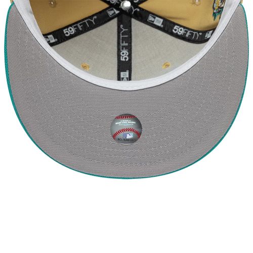 Casquette 59FIFTY Fitted Florida Marlins MLB Vegas Gold Or unisex - New Era Cap - Modalova