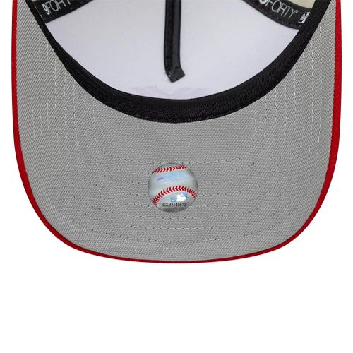 Casquette 9FORTY A-Frame New York Yankees MLB Chrome Scarlet Crème unisex - New Era Cap - Modalova