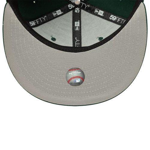 Casquette 59FIFTY Fitted Athletics MLB Vert foncé unisex - New Era Cap - Modalova