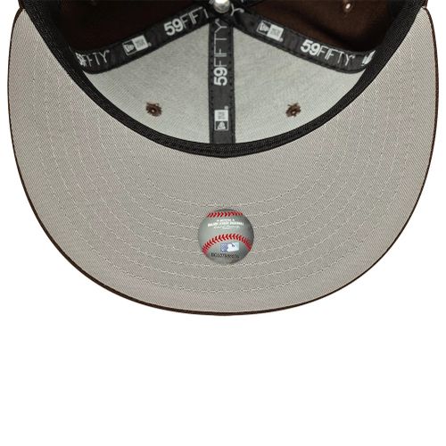 Casquette 59FIFTY Fitted LA Dodgers MLB Marron Foncé unisex - New Era Cap - Modalova