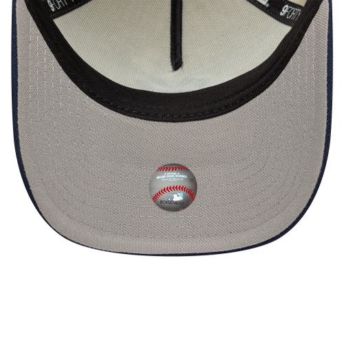 Casquette 9FORTY A-Frame Adjustable New York Yankees MLB Chrome Blue Contrast unisex - New Era Cap - Modalova