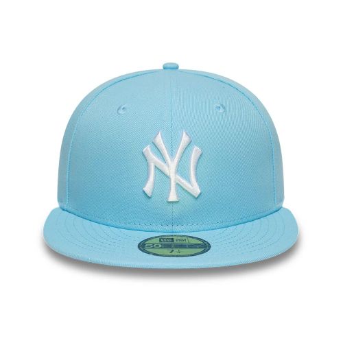 Casquette 59FIFTY Fitted New York Yankees MLB Bleu Pastel unisex - New Era Cap - Modalova