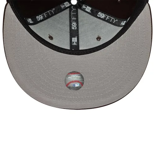 Casquette 59FIFTY Fitted Athletics MLB Marron foncé unisex - New Era Cap - Modalova