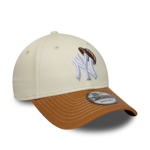 Casquette 9FORTY New York Yankees MLB Crème & Marron unisex - New Era Cap - Modalova