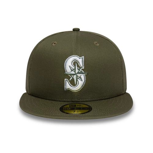 Casquette 59FIFTY Fitted Seattle Mariners MLB Vert Foncé unisex - New Era Cap - Modalova